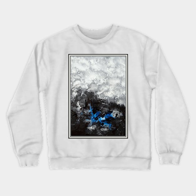 Black abstract artwork Crewneck Sweatshirt by TAMOH65